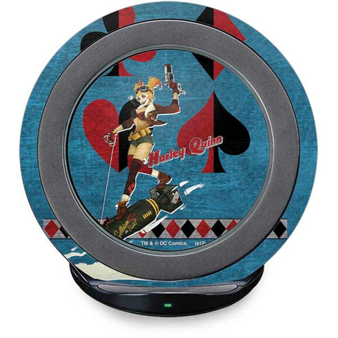 DC Comics Bombshells Harley Quinn Fast Charge Wireless Charging Stand Skin